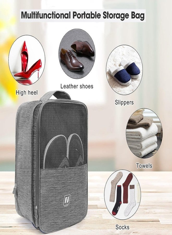 Keetly Travel Shoe Bags || Multipurpose Portable Travelling || Shoe Holder Storage Bag || New Footwear Organiser Pouch || Bag Footwear || Organiser Pouch (Black) - Image 3